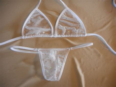 etsy sheer bikini|TripleX Sheer When Wet One